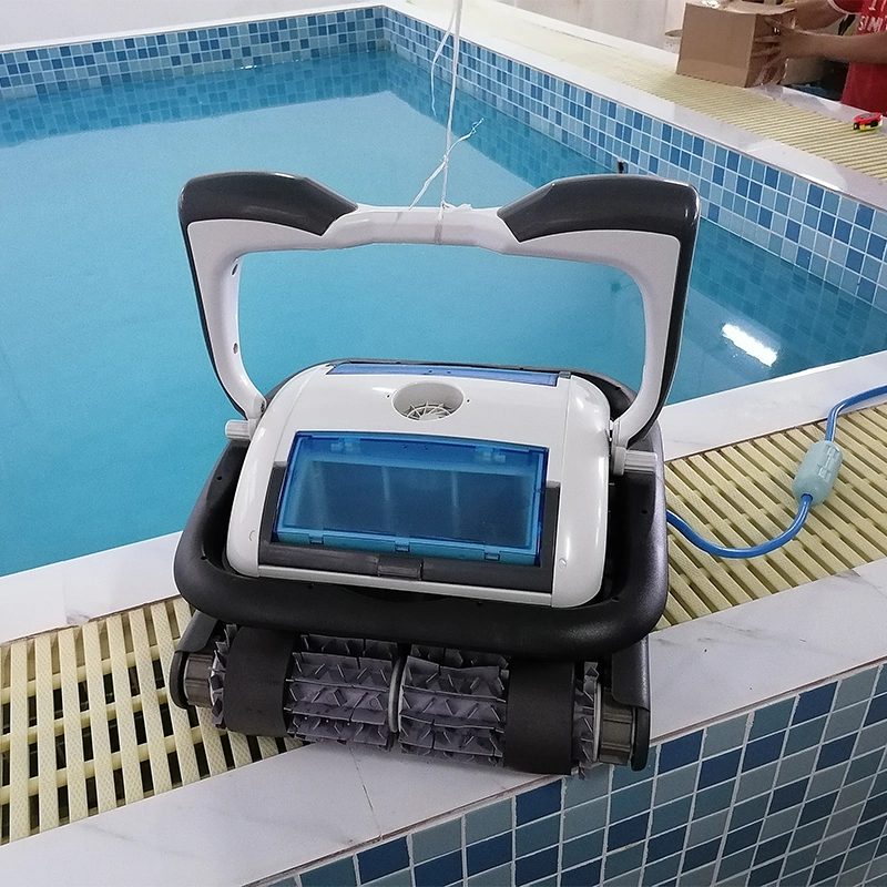 Robot Vacuum Cleaner Robots for Cleaning Swimming Pools China Solar Powered Automatic Robotic Skimmer Surface Pool