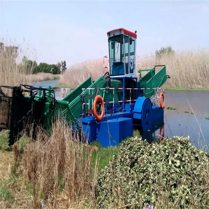 Keda Water Hyacinth Harvesting Machine River Cleaning Boat