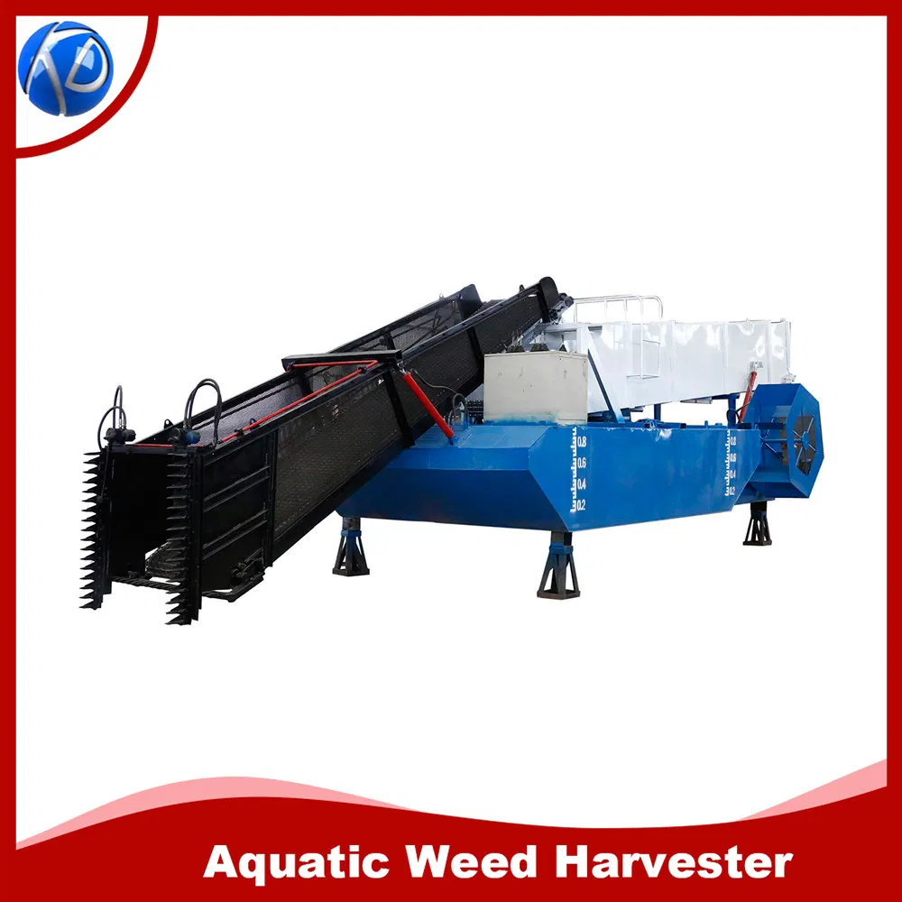 Keda Water Hyacinth Harvesting Machine River Cleaning Boat