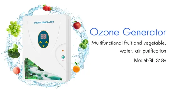 Home Kitchen Appliance Digital Ozone Generator for Air Water Purifier